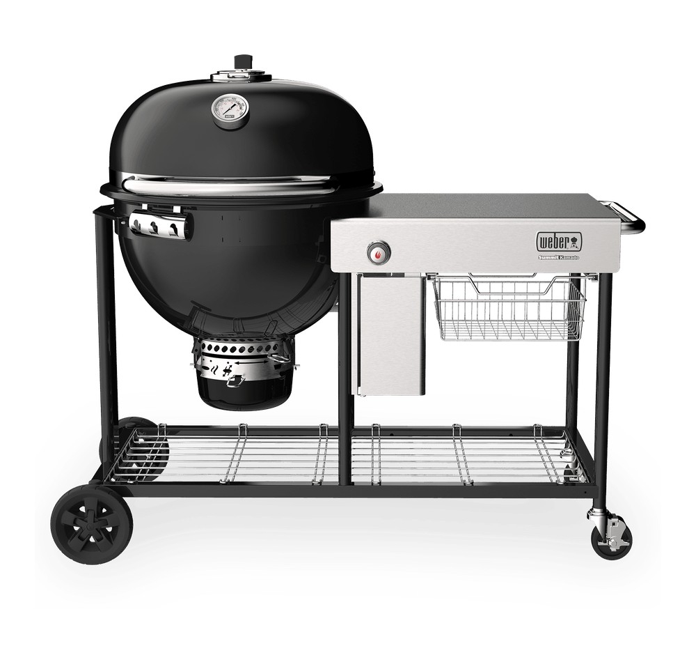 Centre de grillades au charbon Summit Kamado S6 Noir