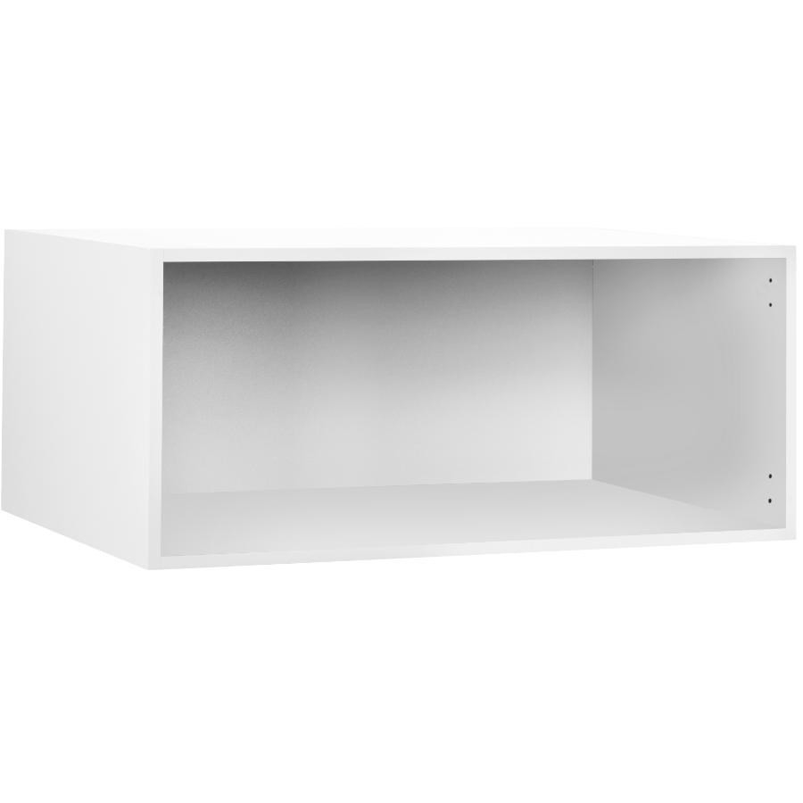 Armoire-pont murale prête-à-assembler blanche de 36 po x 24 po x 15 po