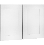 Paquet de 2 portes d'armoire-pont Lindsay, 15 po x 19 po