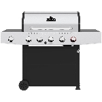 Barbecue au propane de 52 000 BTU à 3 brûleurs + 1 brûleur latéral + 1 brûleur saisir sur chariot, 805 pouces carrés