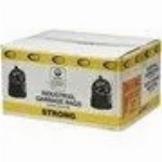 Paquet de 125 sacs à ordures résistants noirs de 35 po x 50 po 