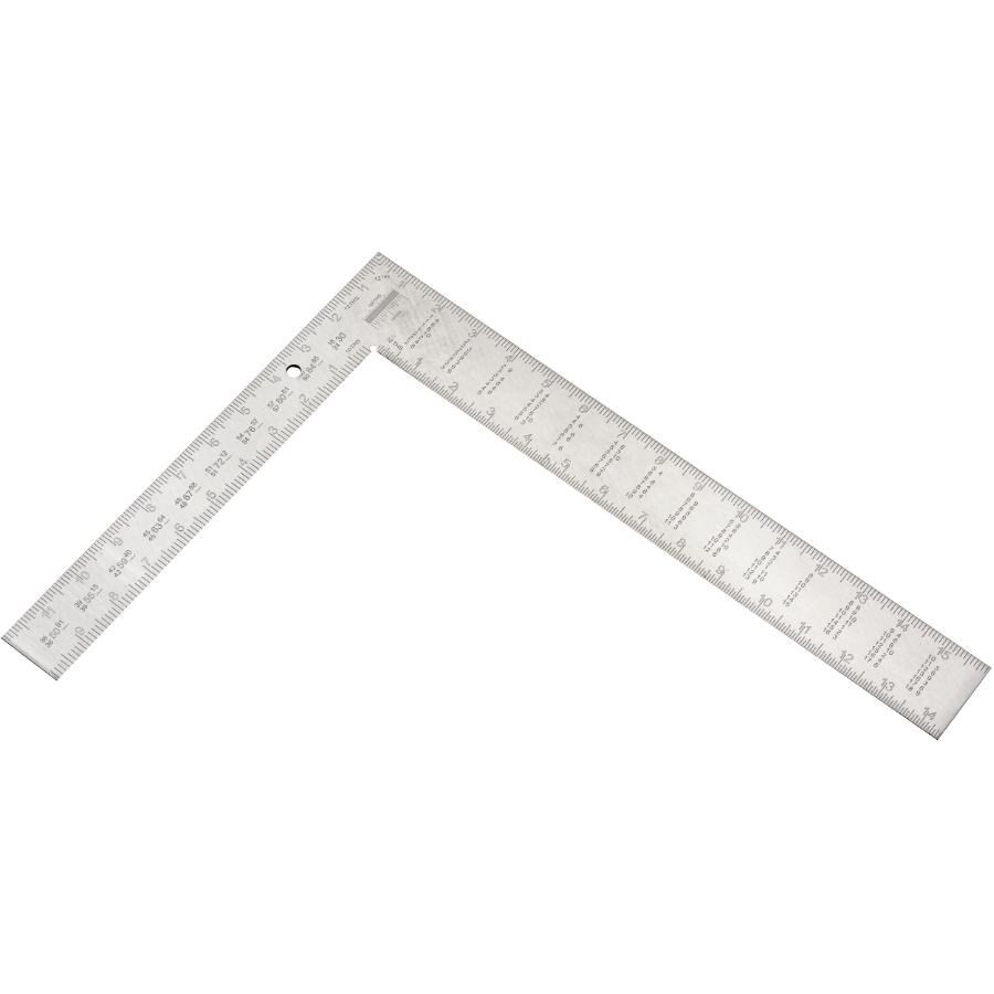 Équerre de charpentier de 12 po x 16 po en acier