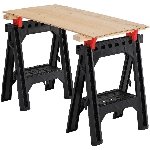 Paquet de 2 chevalets pliants compacts en poly