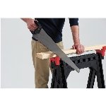 Paquet de 2 chevalets pliants compacts en poly