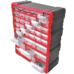 Coffret de rangement à 39 tiroirs, 18-1/2 po x 14-3/4 po x 6-1/2 po