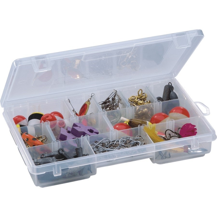 Coffret de rangement réglable à 15 compartiments, 10,63 po x 7,2 po x 1,73 po