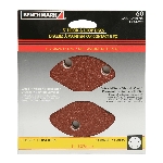 Paquet de 5 disques de ponçage autoagrippants de 5 po en oxyde d'aluminium de grain 60, 5 trous