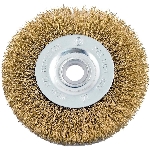 Brosse métallique de polissage de 4 po x 1/2 po x 1/2 po à grain fin