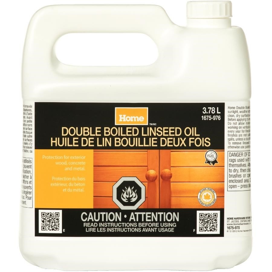 Huile de lin bouillie deux fois, 3,78 L