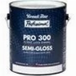 Peinture d'intérieur au latex PRO 300, fini semi-lustré, base blanche, 3,64 L