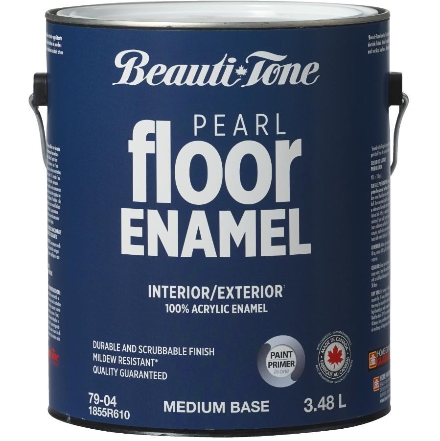 Peinture d'intérieur et d'extérieur au latex pour plancher, b