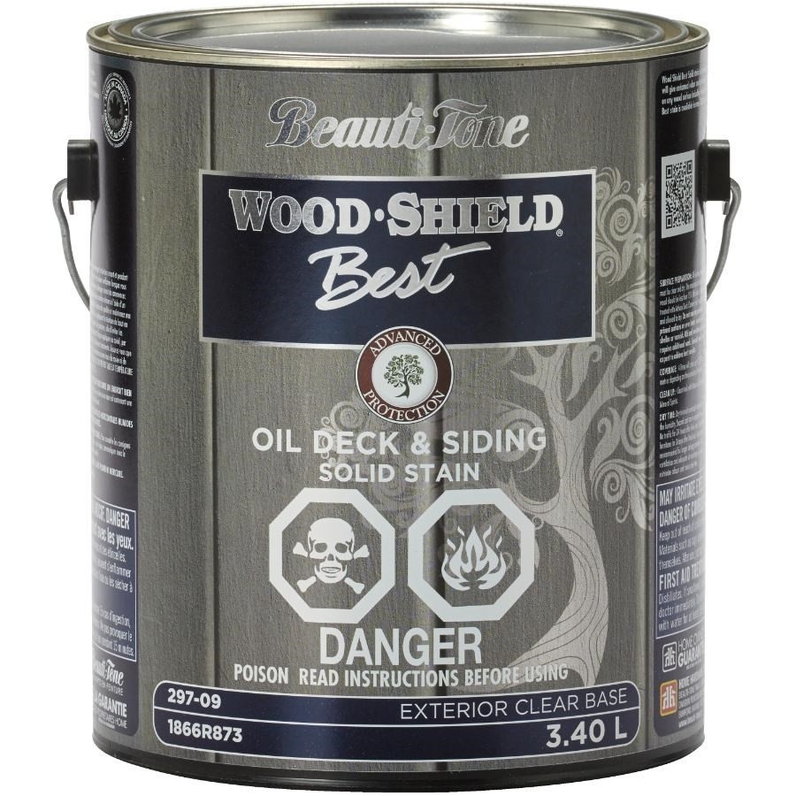 Teinture alkyde opaque à l'huile pour terrasse et parement, base claire, 3,4 l