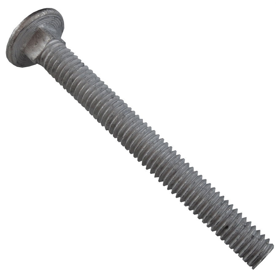 Boîte de 225 boulons de carosserie galvanisés à filets grossiers, 3/8 po x 4-1/2 po