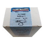 Boulon no 5 plaqué zinc à tête hexagonale à filets grossiers, 5/8 po x 3 po
