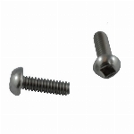 Paquet de 10 vis mécaniques en acier inoxydable à tête ronde, no 8-32 x 1/2 po
