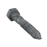 Boîte de 200 tire-fonds galvanisés à tête hexagonale de 1/2 po x 3 po