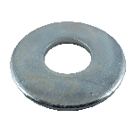 Boîte de 1096 rondelles plates de 1/2 po plaquées zinc