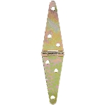 Charnière à penture robuste de 4 po, jaune