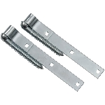 Paquet de 2 charnières à penture de 10 po en acier, avec crochet