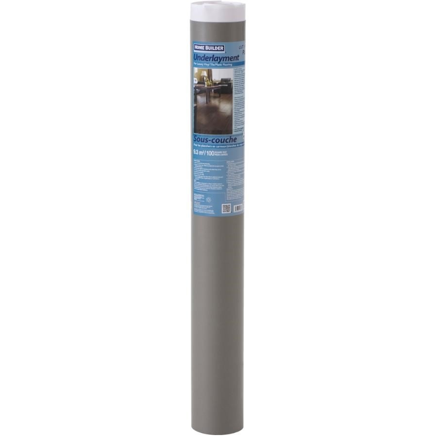 Sous-plancher pour plancher et carreaux en vinyle de luxe, 100 pieds carrés