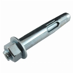 Ancrage à douille en zinc, 3/8 po x 3 po