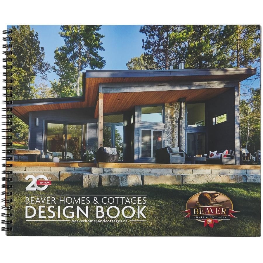 Livre de plans de maisons et de chalets Beaver Home & Cottage 2020, anglais