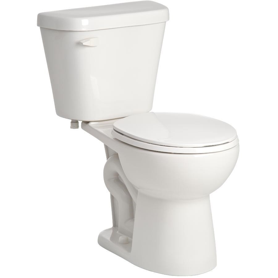Toilette ronde isolée Cabot de 6,8 L, 16,5 po