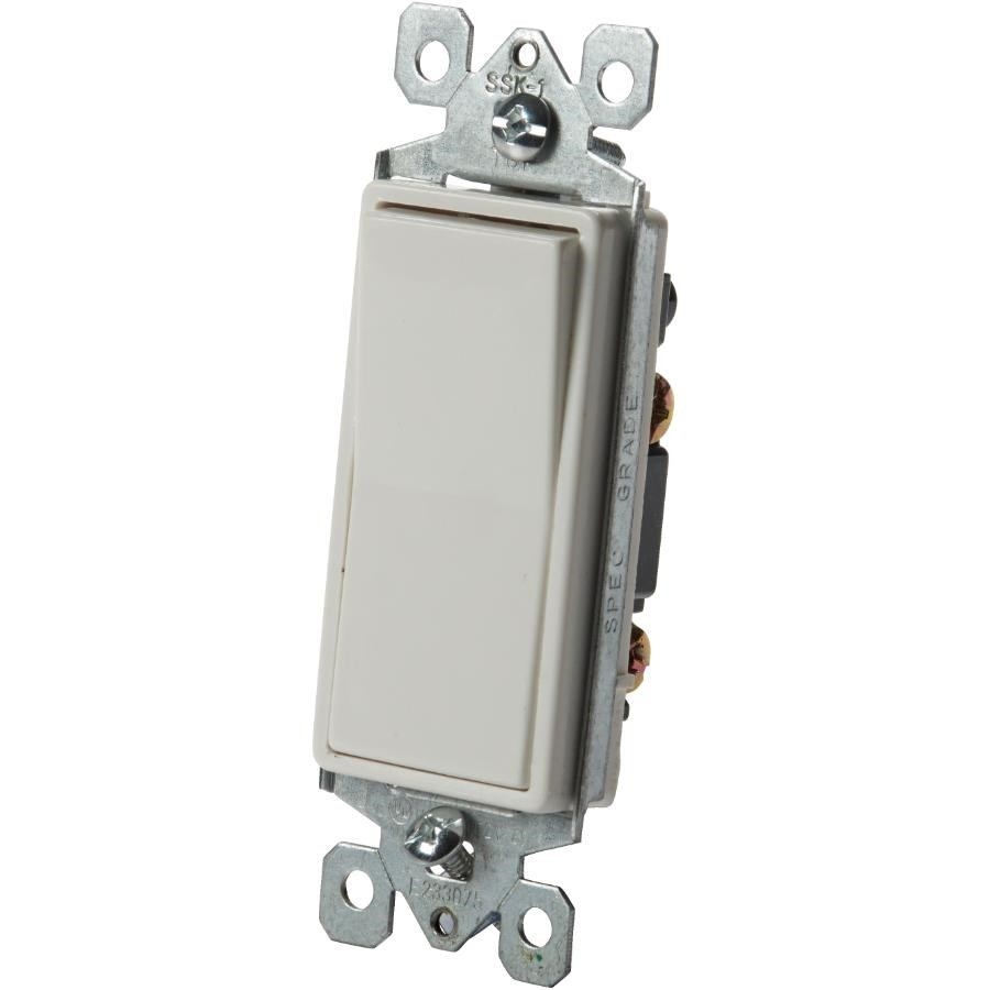 Interrupteur unipolaire Decora, blanc