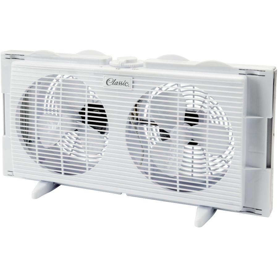 Ventilateur double de 7 po à 2 vitesses pour fenêtre