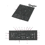 Réchaud à induction à dessus lisse avec un élément de 1 800 watts