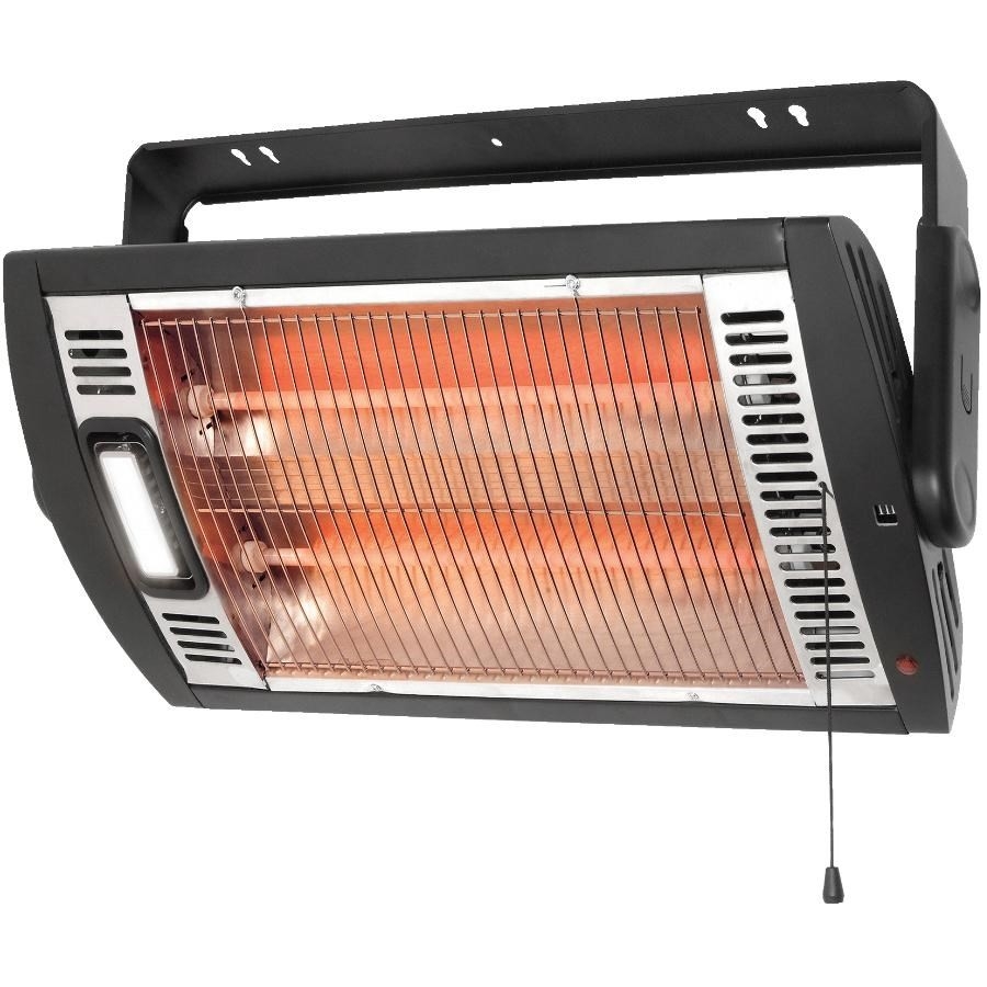 Radiateur de plafond de 1 400 watts avec luminaire