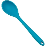 Cuillère de cuisine en silicone de 10,7 po, couleurs variées