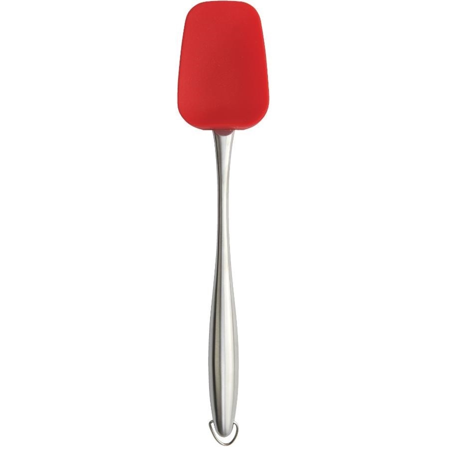 Spatule/cuillère en silicone de 29 cm, rouge