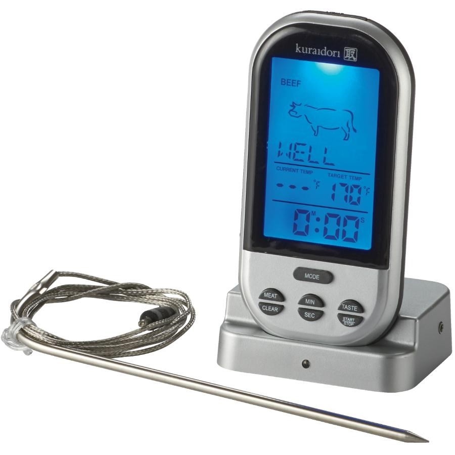 Thermomètre numérique sans fil pour viande et volaille