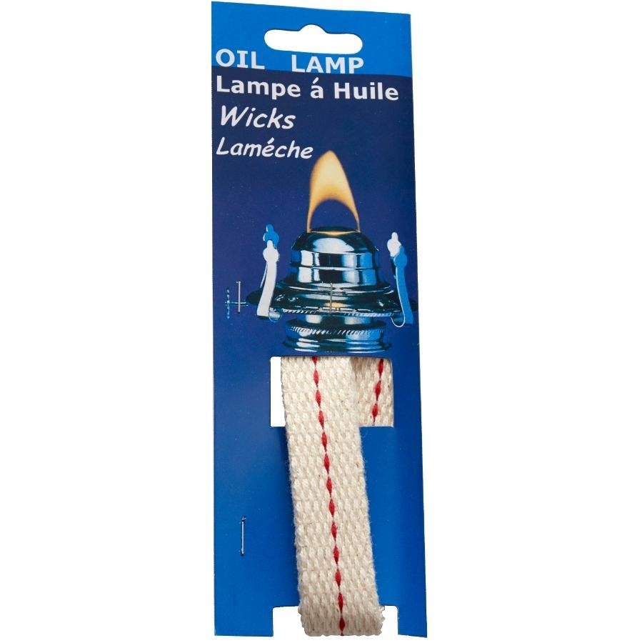 Paquet de 3 mèches à lampe tissées à plat de 3/4 po x 8 po