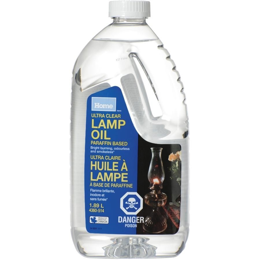 Huile à lampe transparente à base de paraffine de 1,89 litre