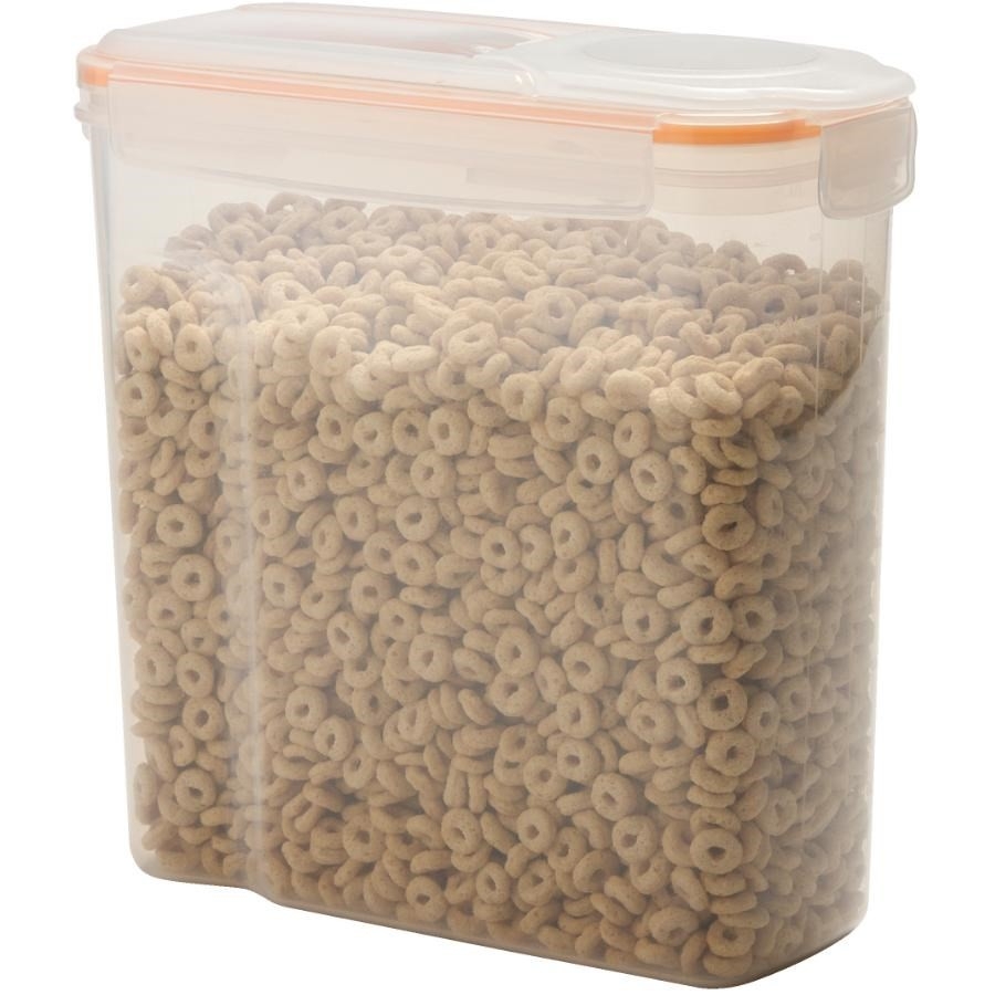 Contenant à céréales en plastique avec couvercle hermétique de 4 L