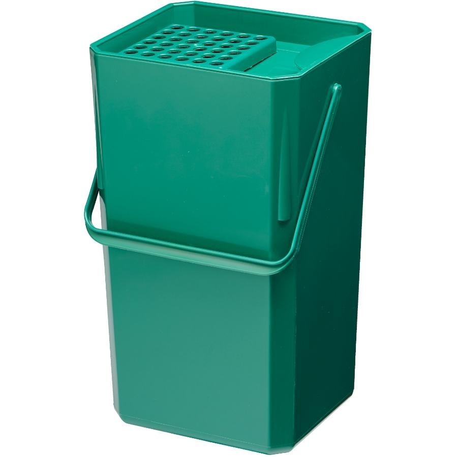 Composteur de cuisine en plastique de 13 po avec filtre