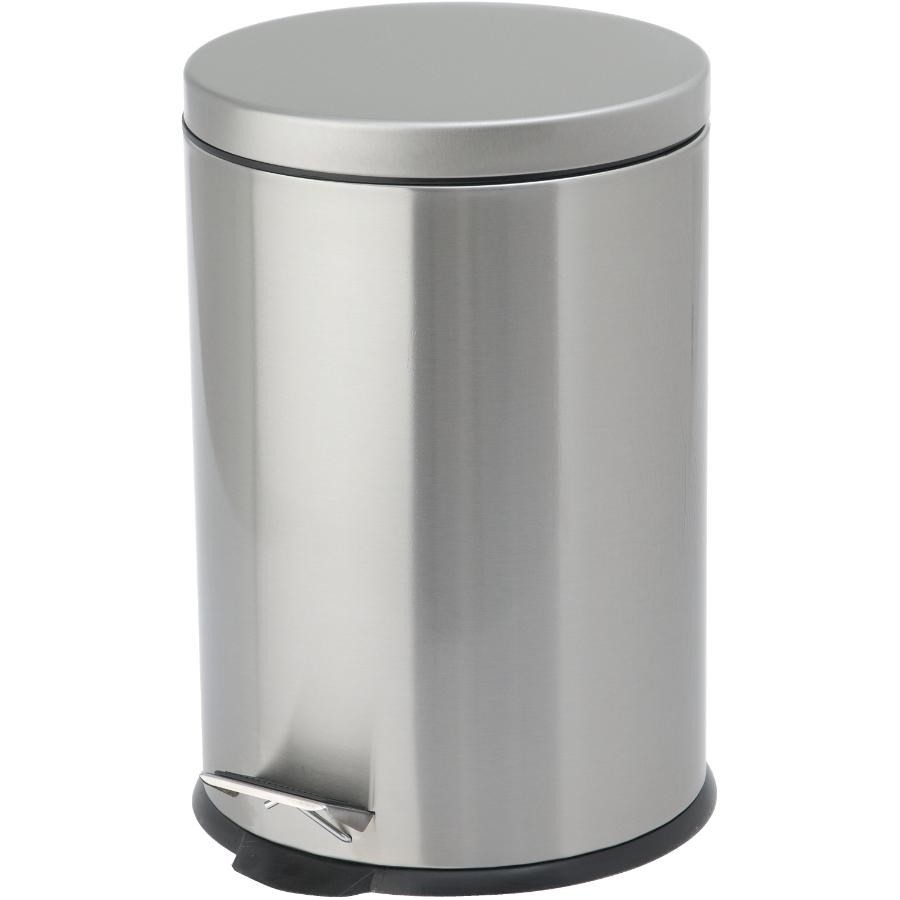 Poubelle à pédale en acier inoxydable, 20 L