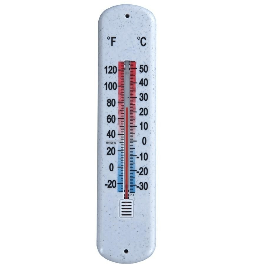 Thermomètre mural de 10 po en plastique