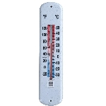 Thermomètre mural de 10 po en plastique