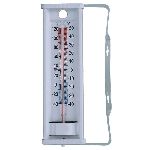 Thermomètre de fenêtre de 9 po en aluminium