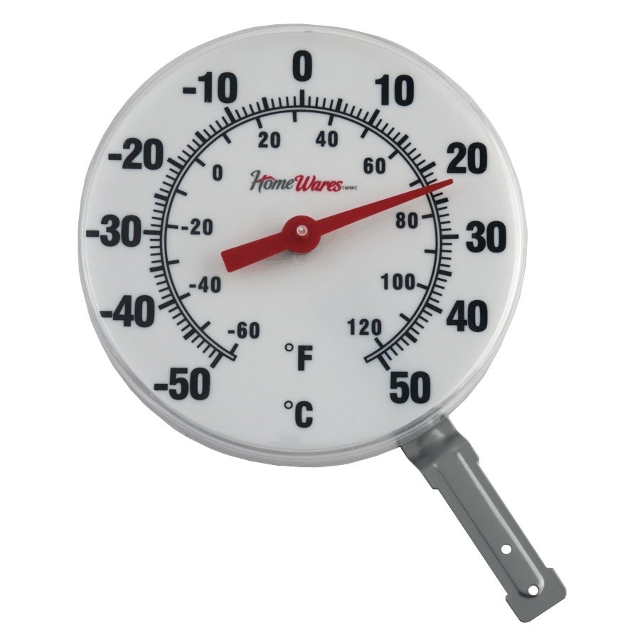 Thermomètre de fenêtre à cadran de 6 po