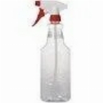 Bouteille transparente avec pulvérisateur, 1 L