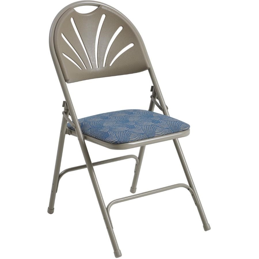 Chaise pliante rembourrée, taupe