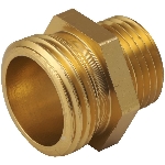 Raccord mâle 3/4 po et IPS mâle 1/2 po en laiton pour tuyau d'arrosage