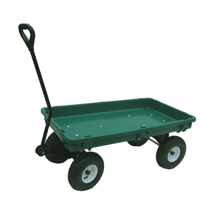 Chariot de jardin en métal extensible de 24 po x 48 po