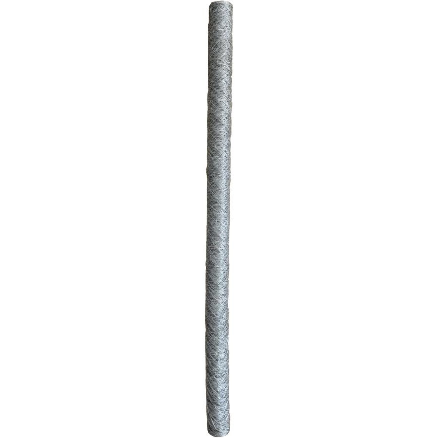 Grillage à poulailler en acier galvanisé de calibre 21, 2 po x 60 po x 50 pi