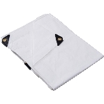 Bâche en poly de 6 pi x 8 pi, blanc
