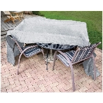 Bâche robuste en poly de 8 pi x 10 pi, argent